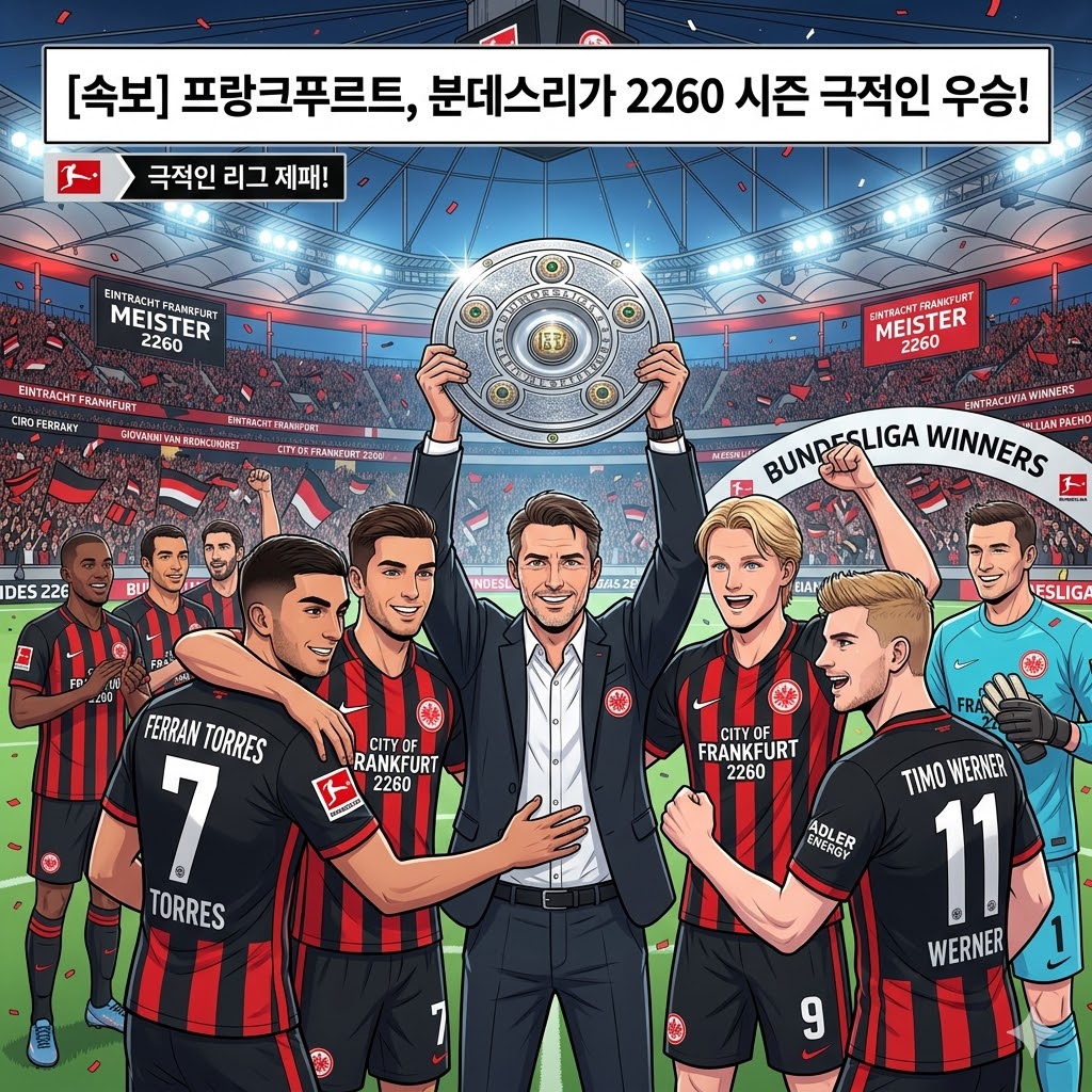 프랑크푸르트, 2260 분데스리가 기적 우승!
